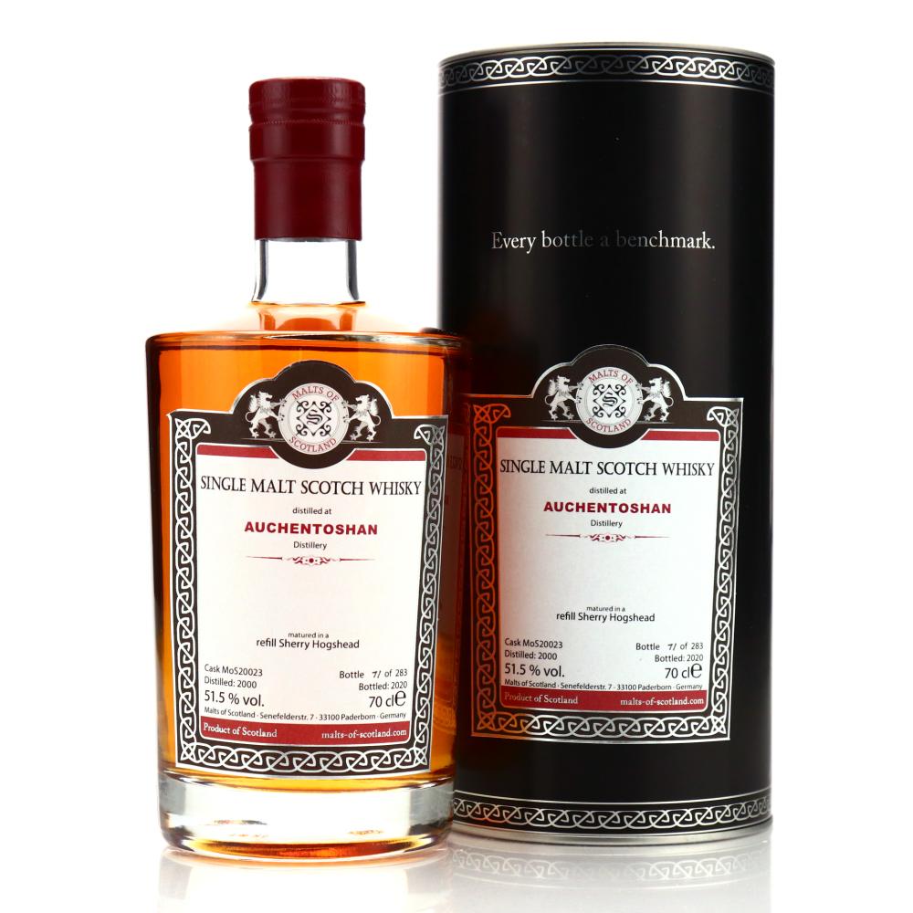 Auchentoshan 2000 Malts of Scotland Sherry Hogshead