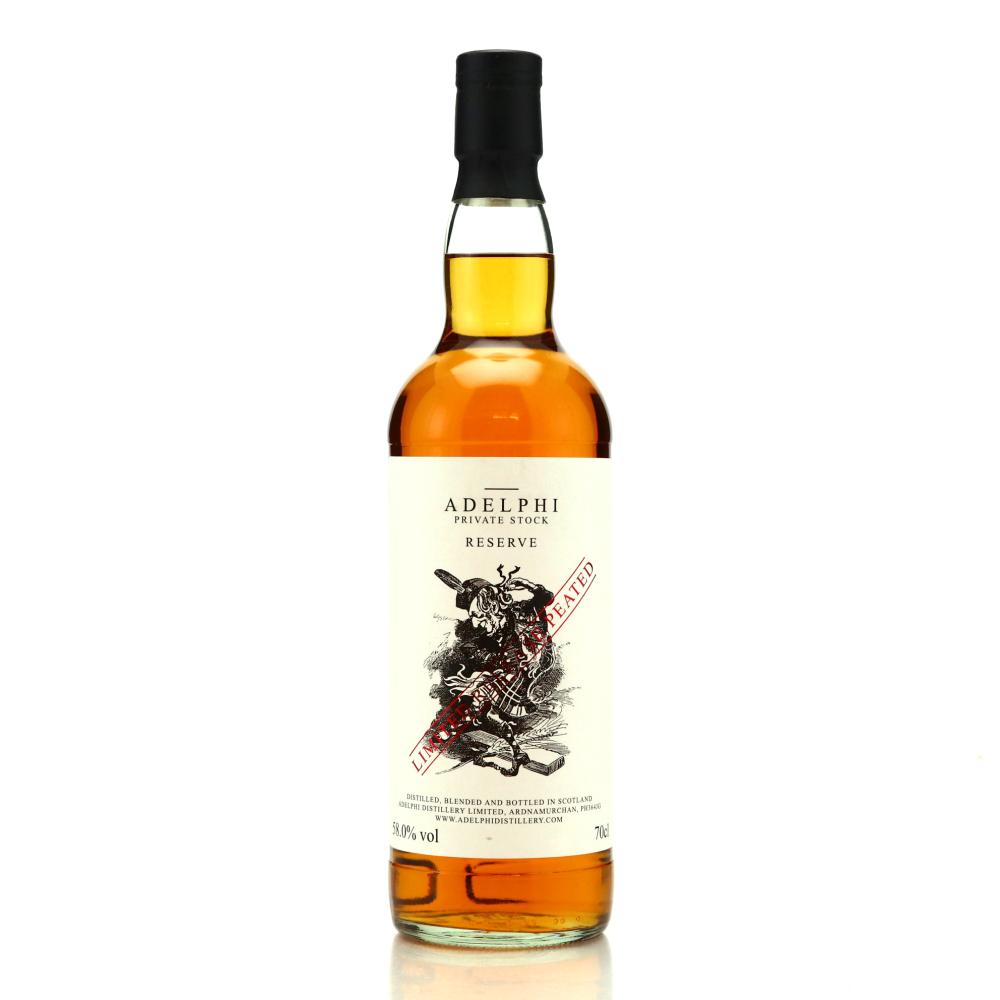 Adelphi Peated Private Stock Scotch Whisky
