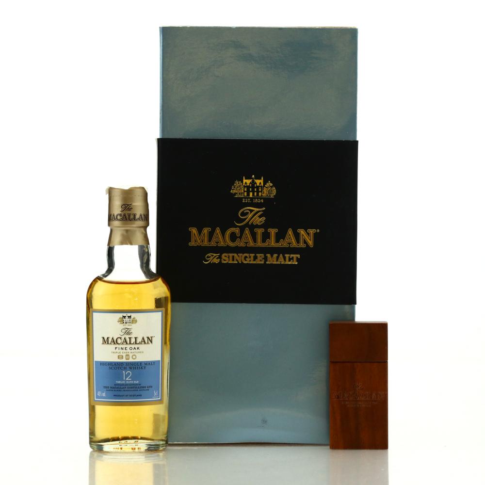 Macallan 12 Year Old Fine Oak Miniature & USB Stick