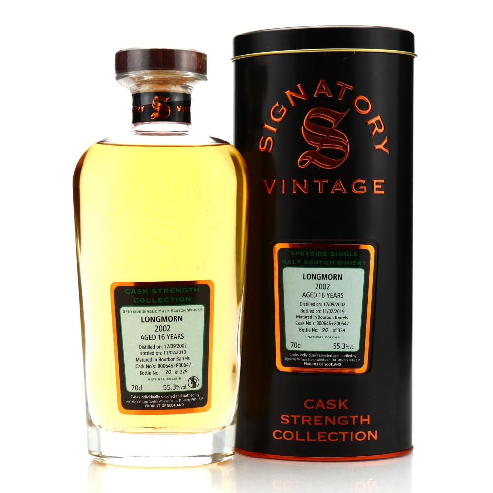 Longmorn 2002 Signatory Vintage 16 Year Old