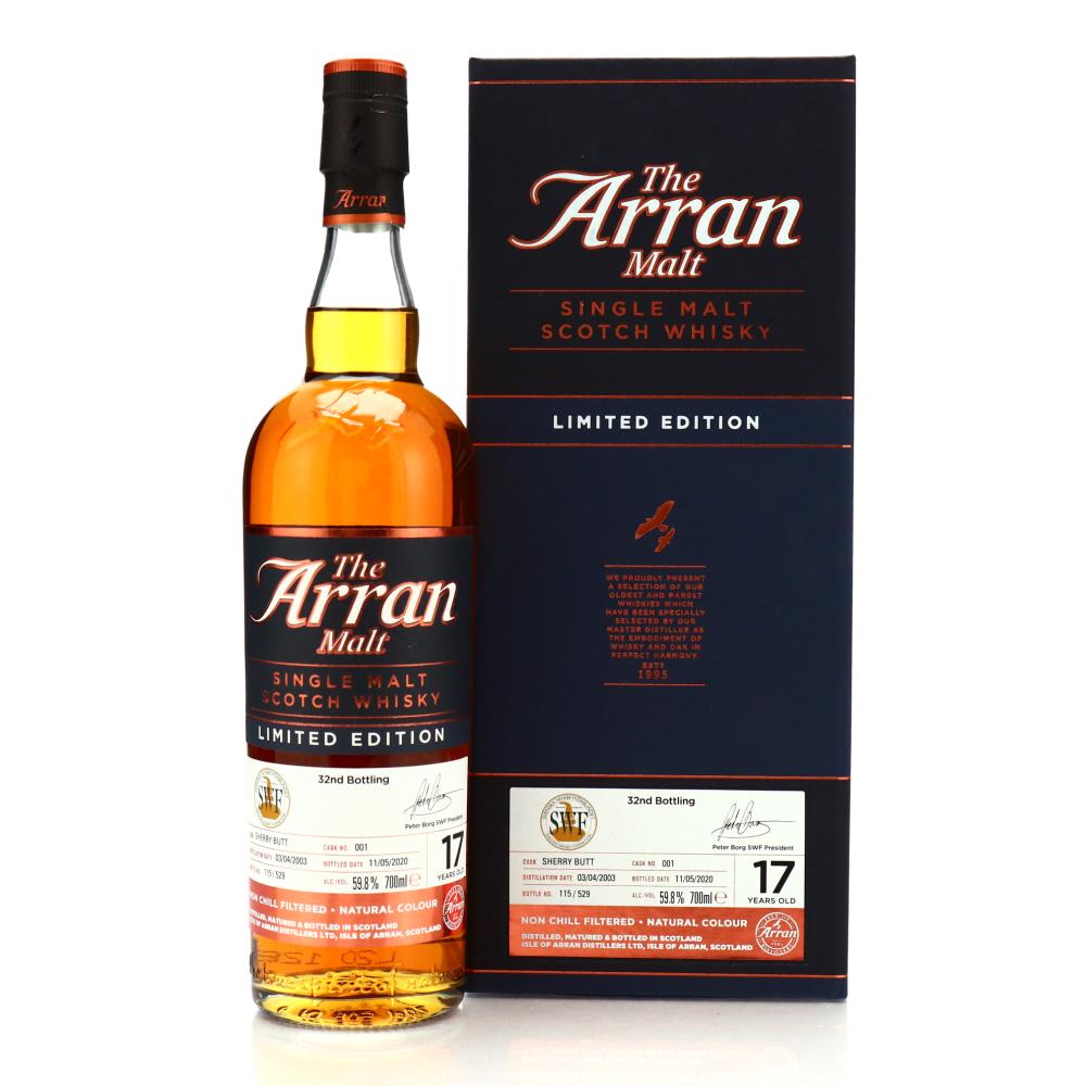 Arran 2003 Single Sherry Cask 17 Year Old #1 / SWF