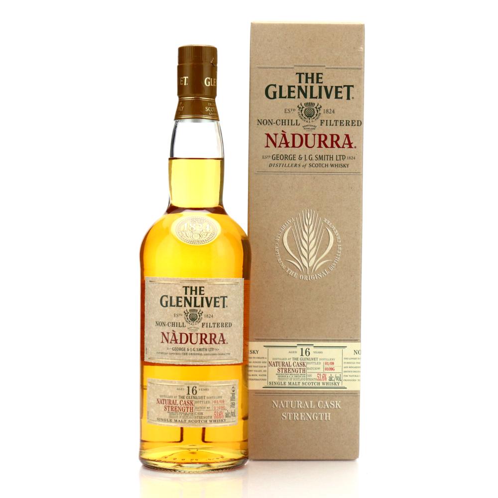 Glenlivet 16 Year Old Nàdurra Cask Strength Batch #0109G
