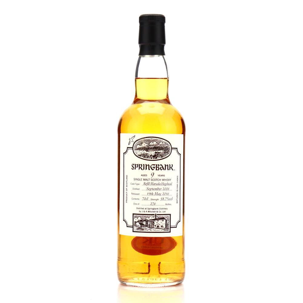 Springbank 2006 Refill Marsala Hogshead 9 Year Old / Campbeltown Malts Festival 2016
