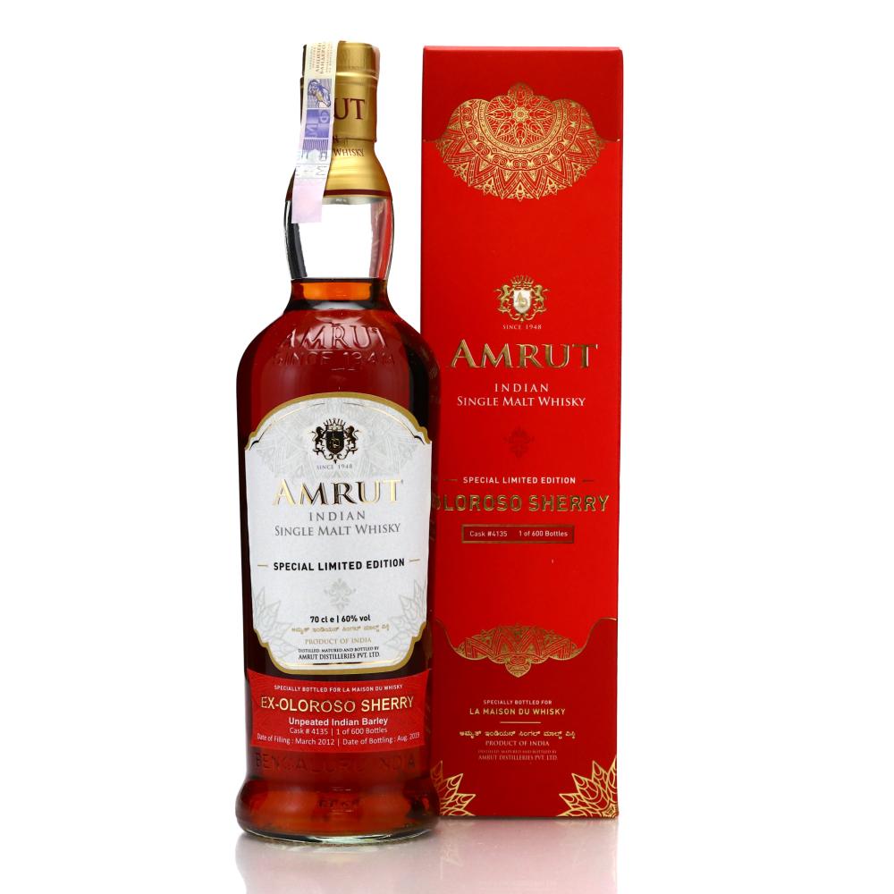Amrut 2012 Single Oloroso Cask #4135 / LMDW