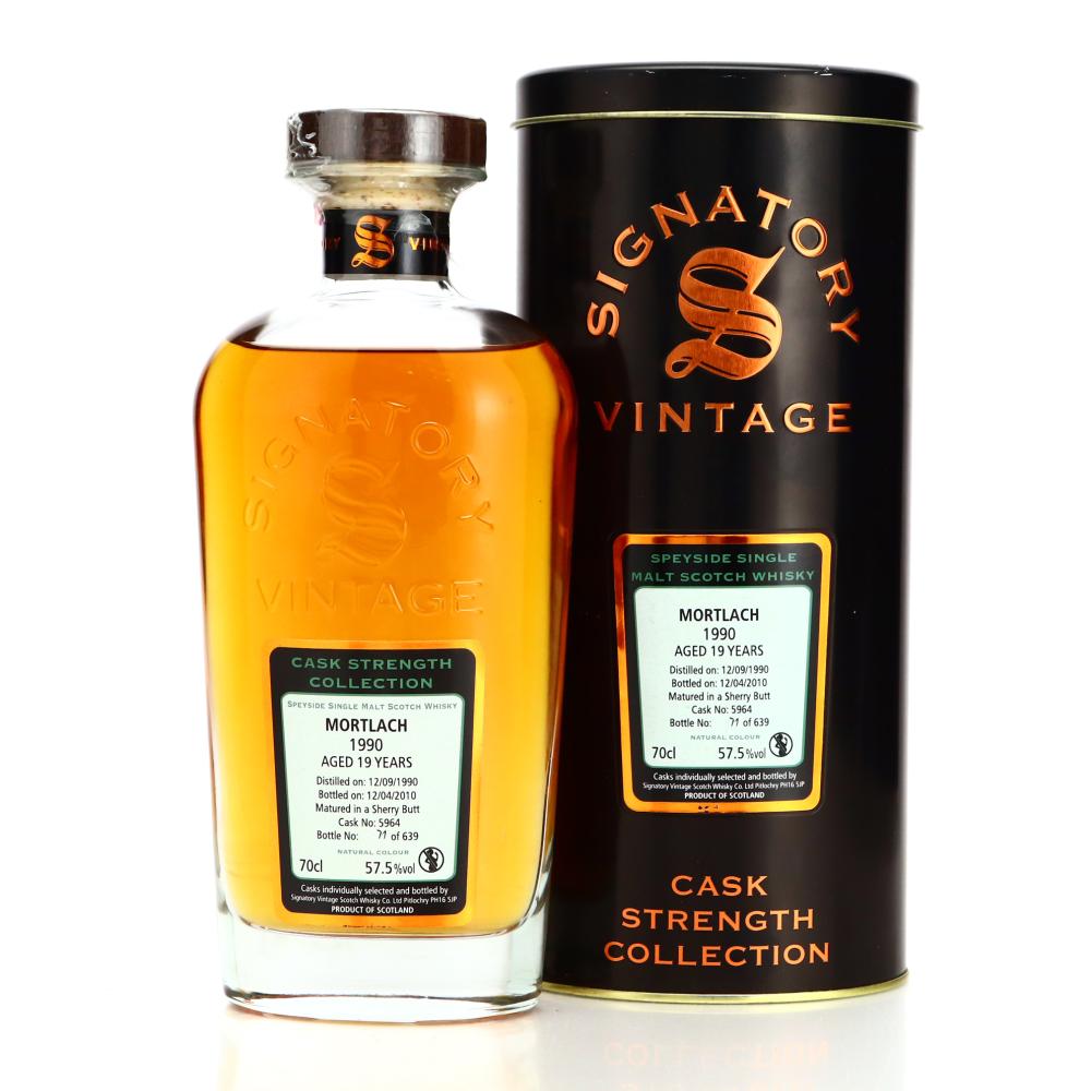 Mortlach 1990 Signatory Vintage 19 Year Old Cask Strength