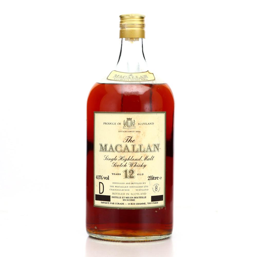 Macallan 12 Year Old 2 Litre 1980s / Corade Import