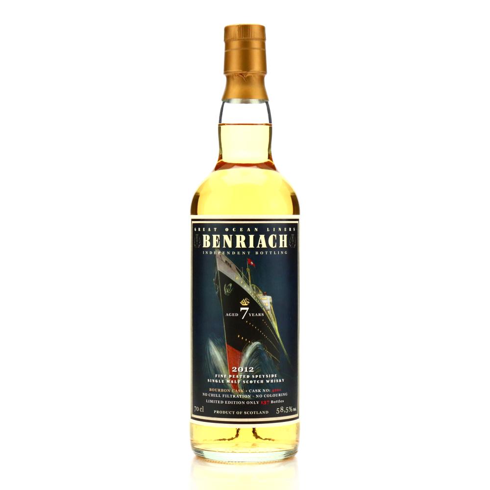 Benriach 2012 Jack Wiebers 7 Year Old / Great Ocean Liners