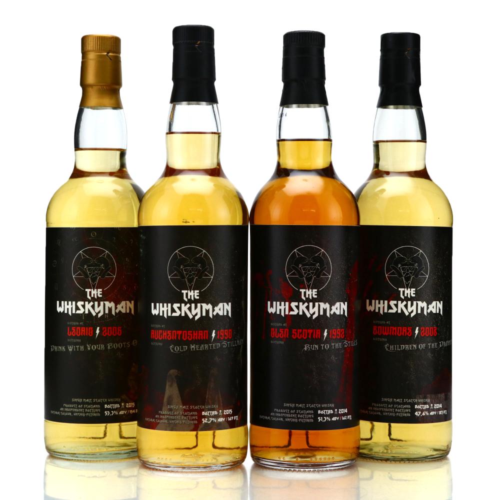 The Whisky Man 4 x 70cl