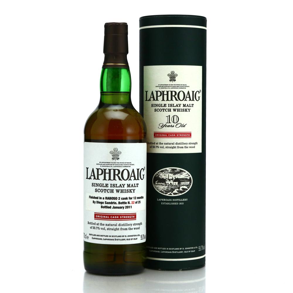 Laphroaig 10 Year Old Original Cask Strength Raboso Finish / Diego Sandrin - One of 25