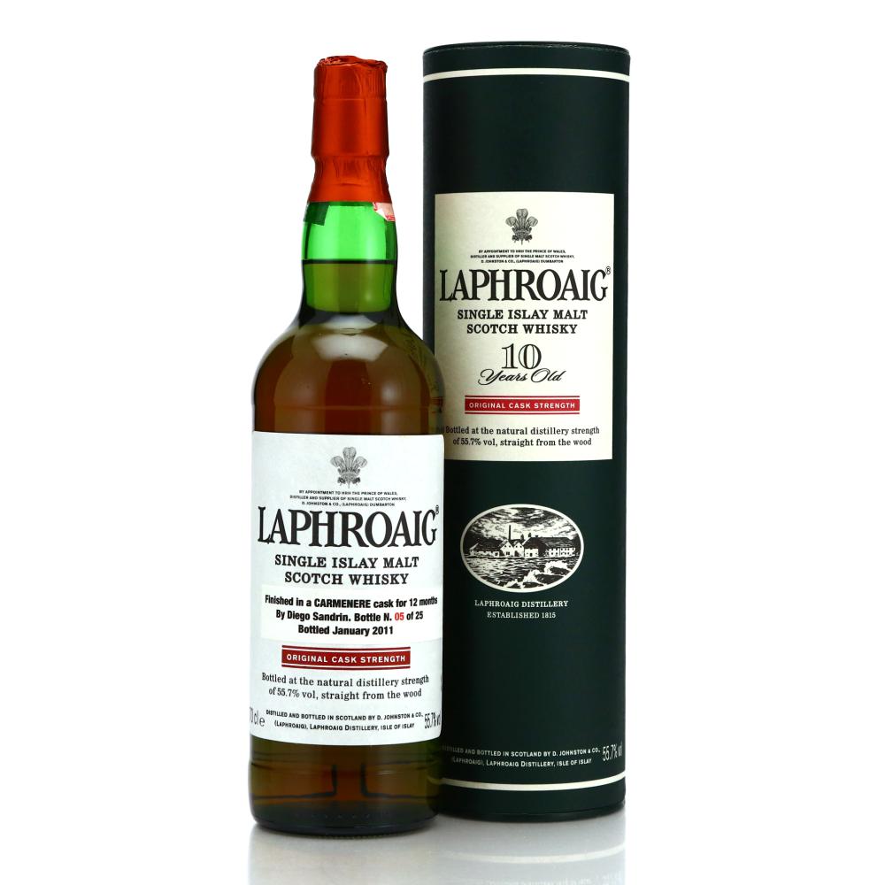 Laphroaig 10 Year Old Original Cask Strength Carmenere Finish / Diego Sandrin - One of 25
