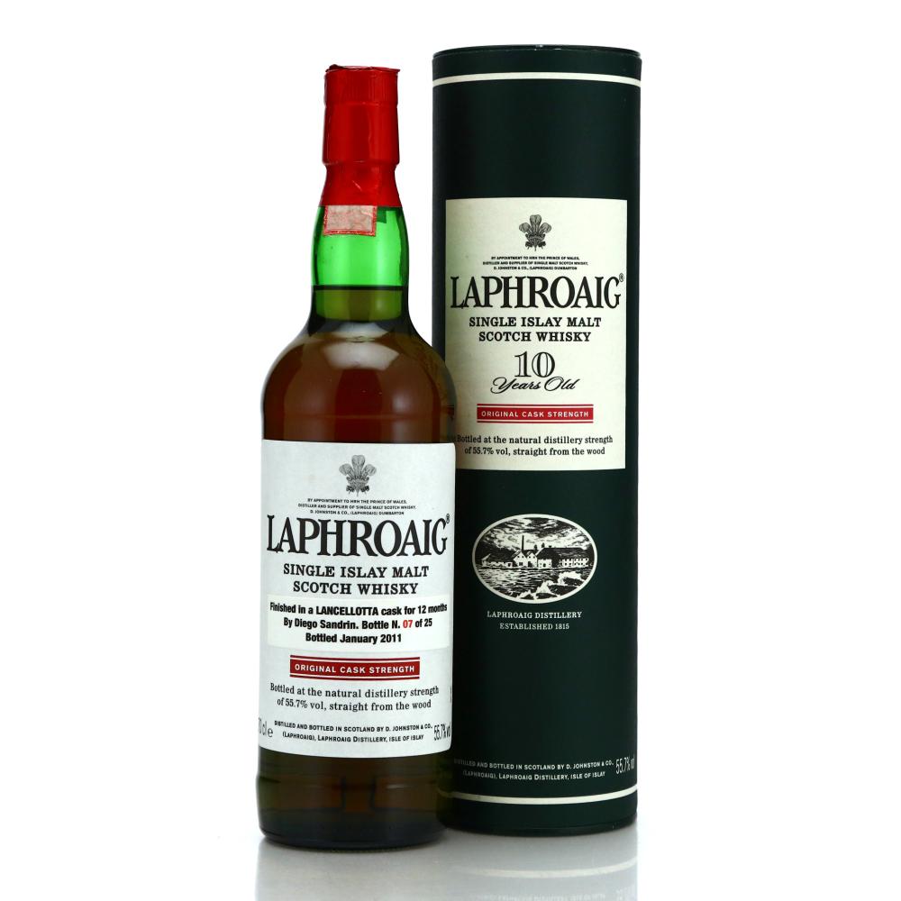 Laphroaig 10 Year Old Original Cask Strength Lancellotta Finish / Diego Sandrin - One of 25