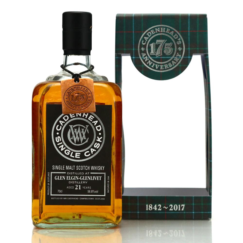 Glen Elgin 1995 Cadenhead's 21 Year Old / 175th Anniversary