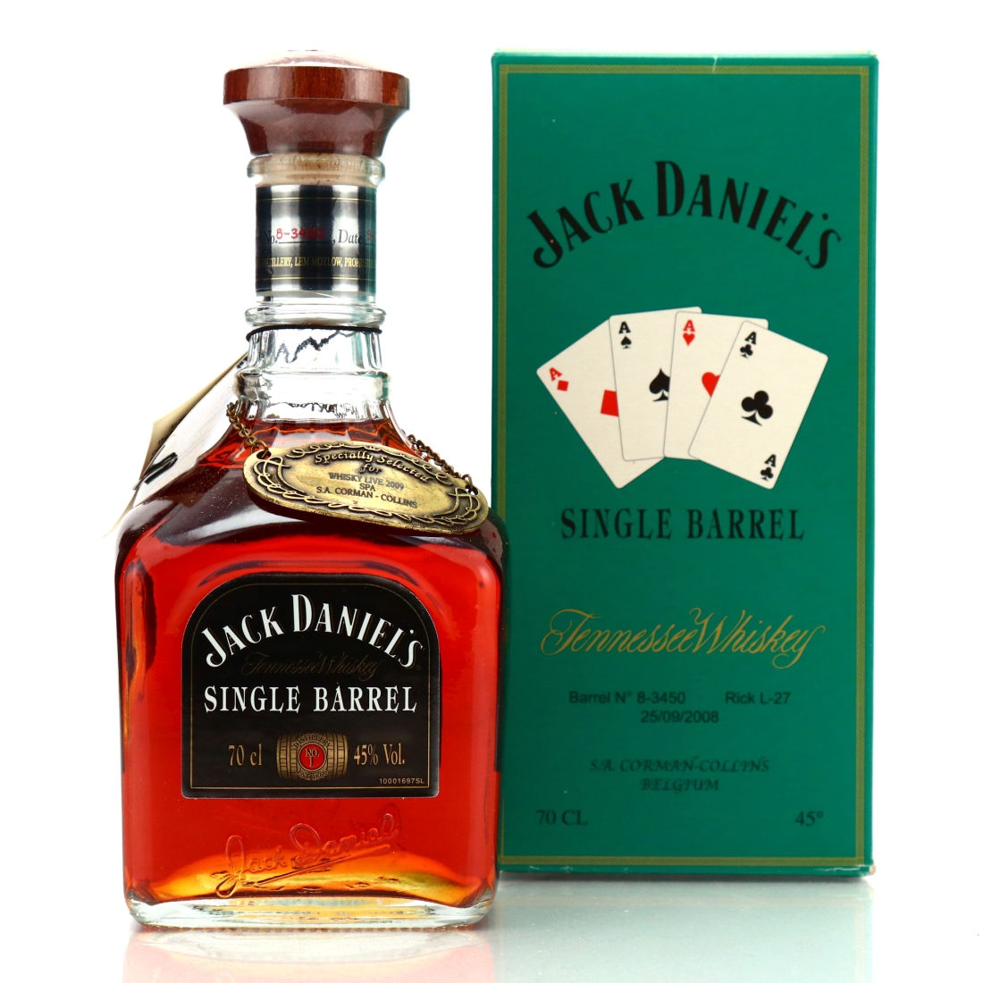 Jack Daniel's Single Barrel 70cl 2008 / Whisky Live 2009 Corman-Collins