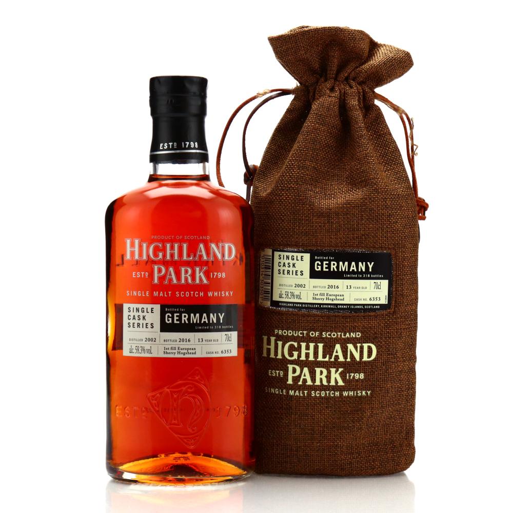 Highland Park 2002 Single Sherry Cask 13 Year Old #6353 / Germany