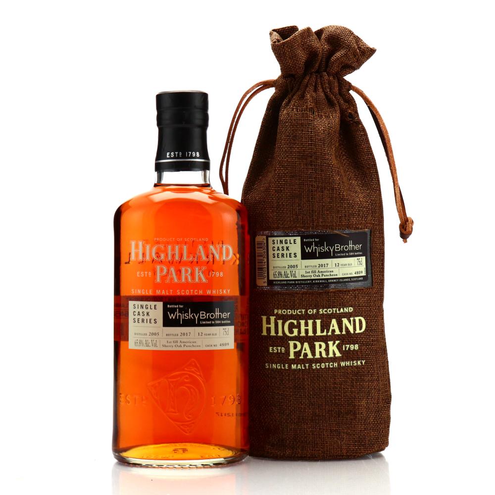 Highland Park 2005 Single Cask 12 Year Old #4809 75cl / Whisky Brother