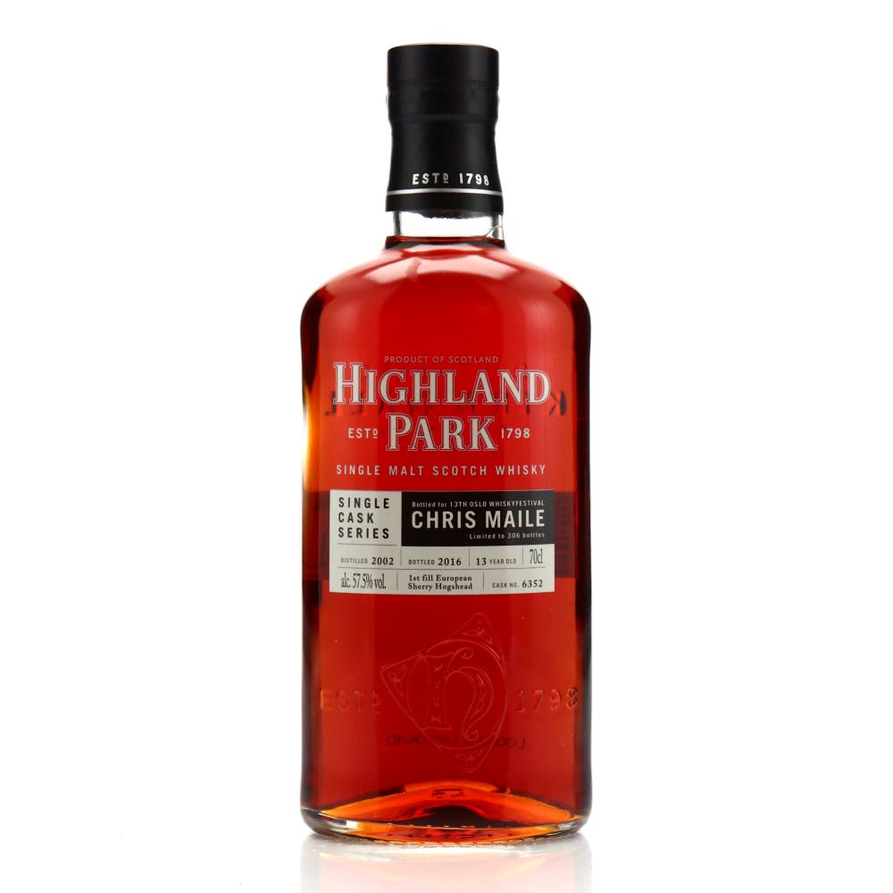 Highland Park 2002 Single Sherry Cask 13 Year Old #6352 /13th Oslo Whisky Festival