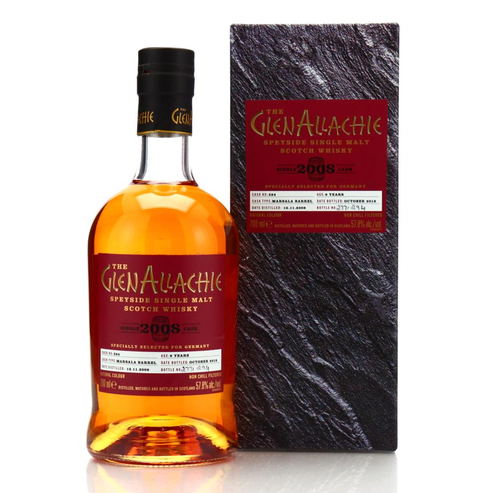 Glenallachie 2008 Single Marsala Cask 9 Year Old #584 / Germany