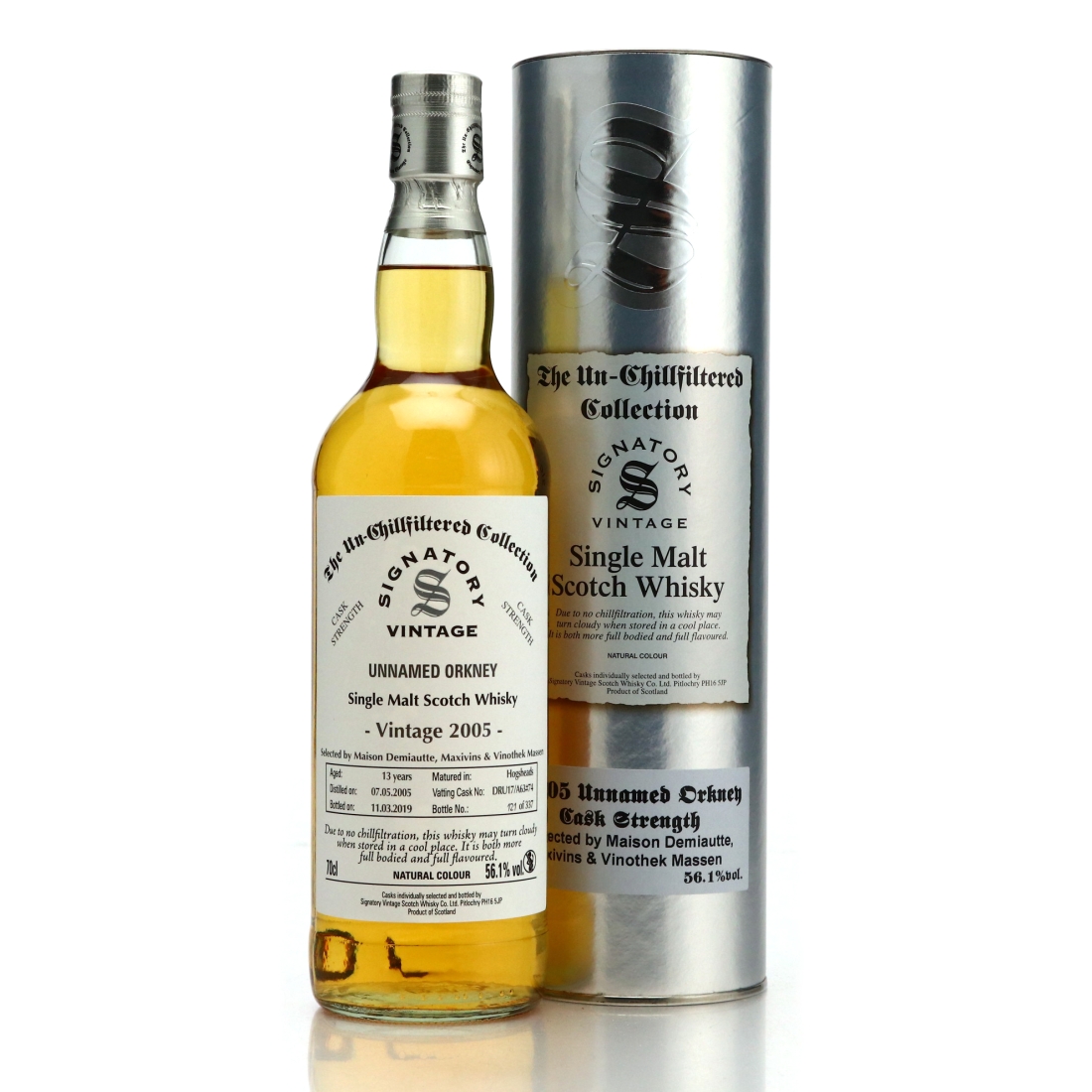 Orkney Single Malt 2005 Signatory Vintage 13 Year Old / Maison Demiautte