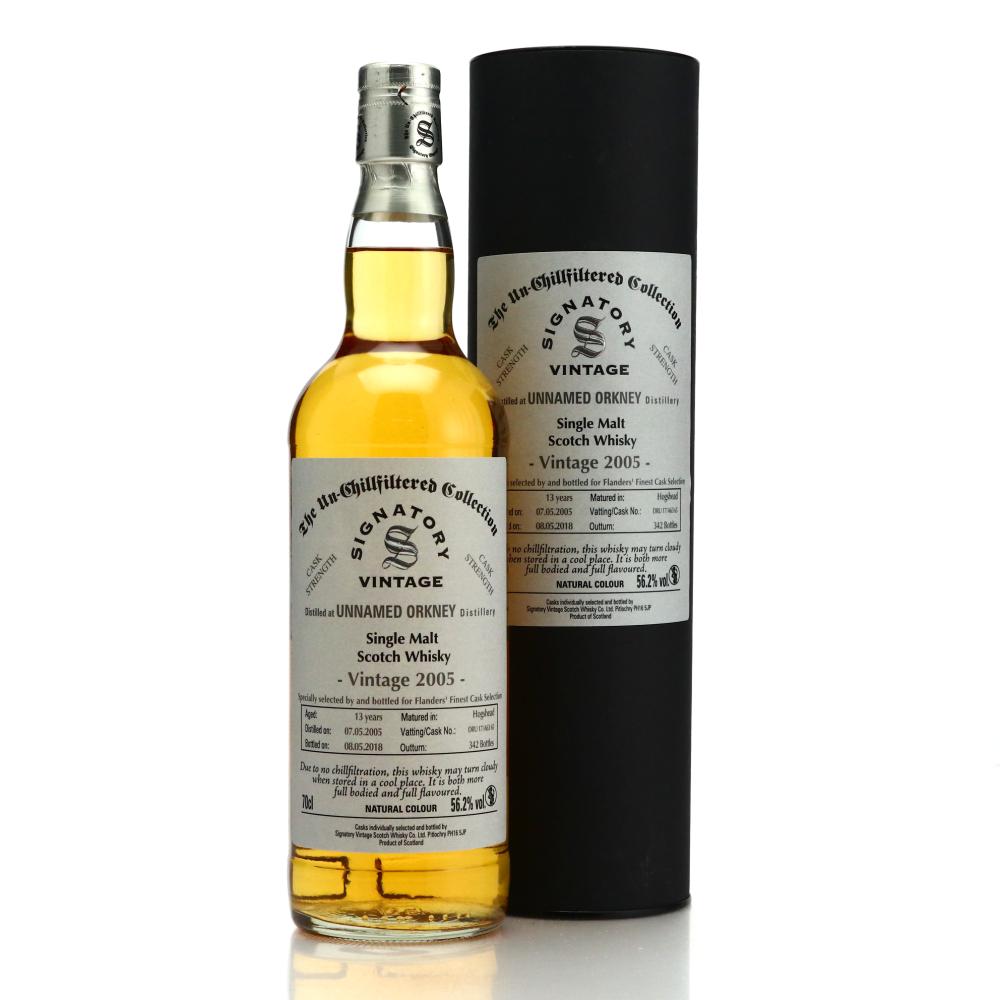 Orkney Single Malt 2005 Signatory Vintage 13 Year Old / Flanders Finest