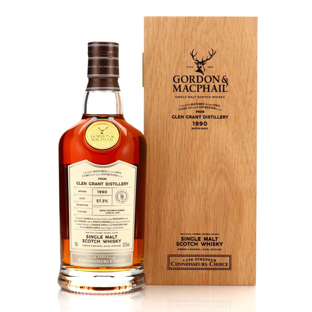 Glen Grant 1990 Gordon and MacPhail 30 Year Old Batch #20/015