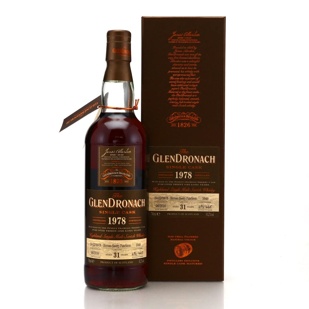 Glendronach 1978 Single Oloroso Cask 31 Year Old #1040 / Batch 2