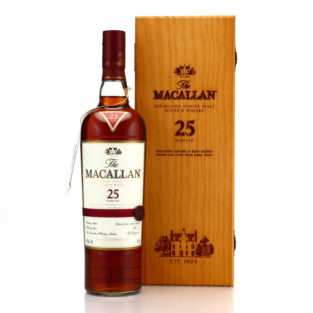 Macallan 25 Year Old Sherry Oak 75cl / US Import