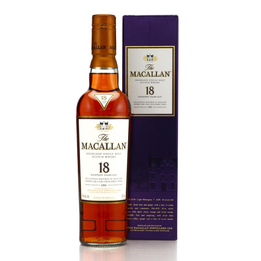Macallan 1991 18 Year Old 37.5cl / US Import