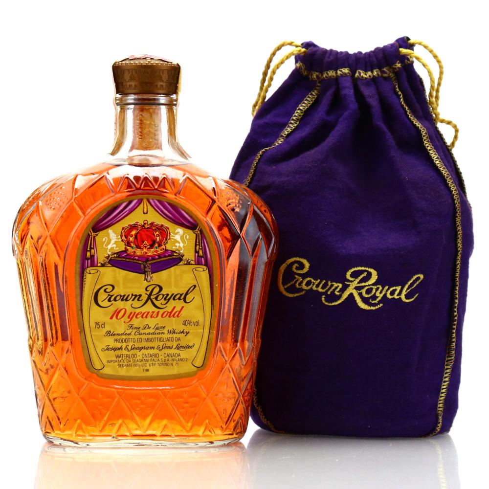 Seagram's Crown Royal 10 Year Old Canadian Whisky 19