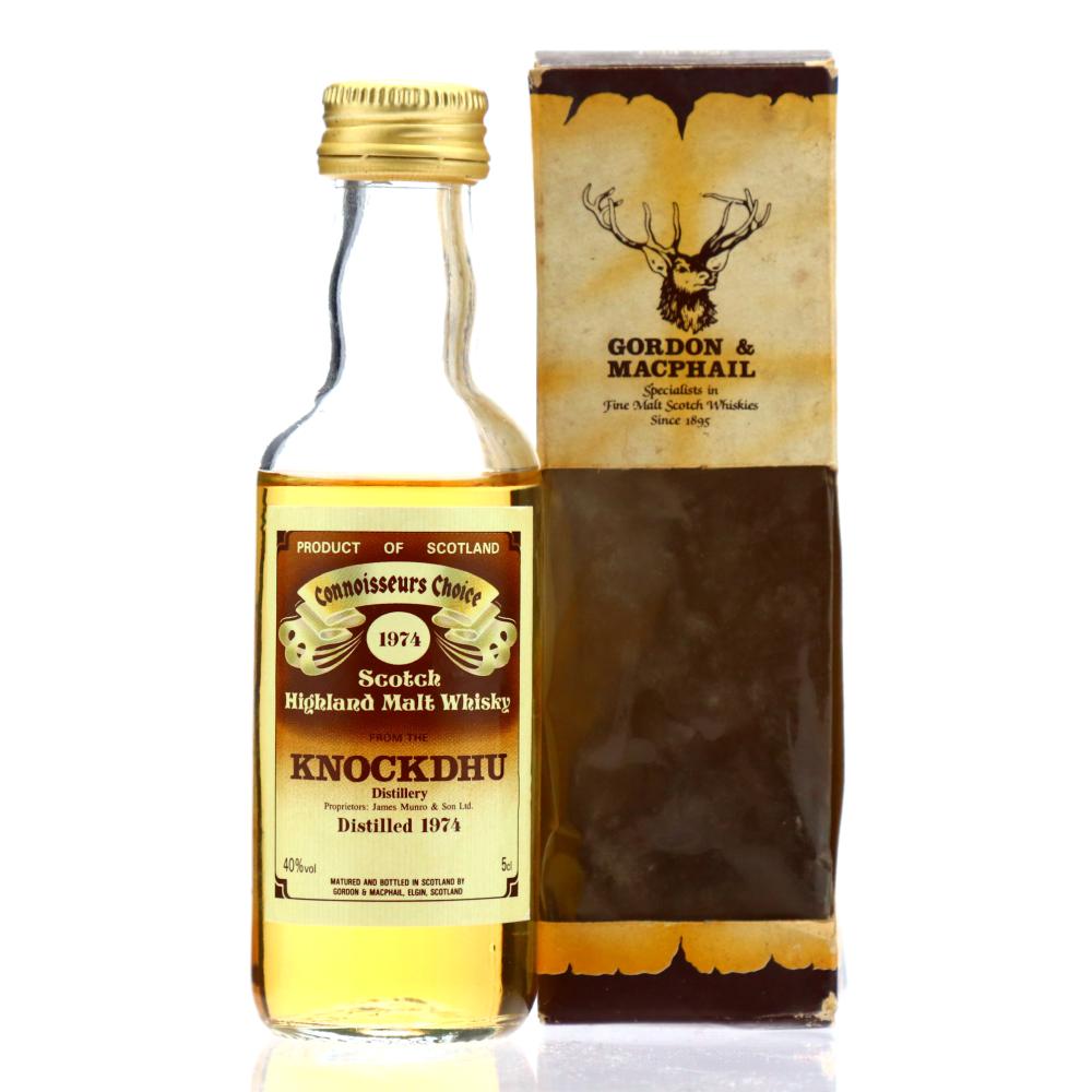 Knockdhu 1974 Gordon and MacPhail Miniature