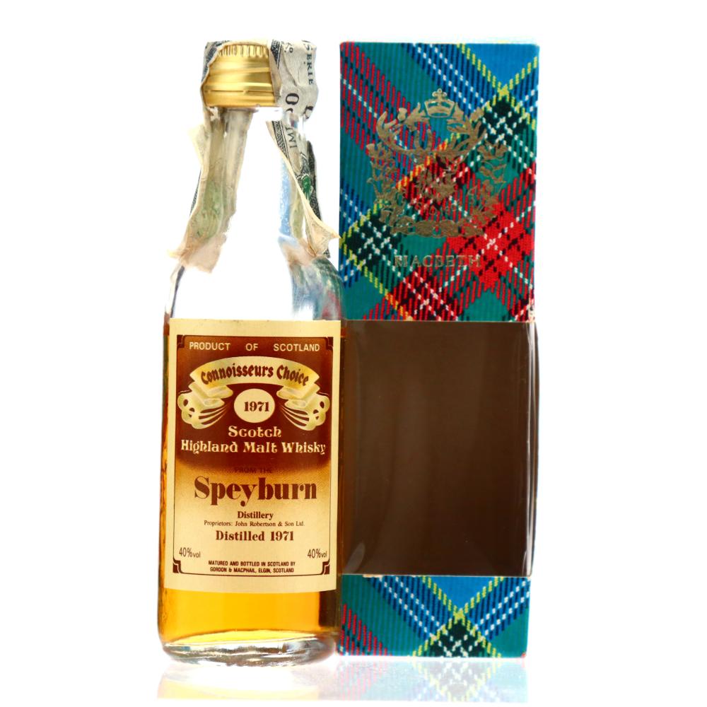 Speyburn 1971 Gordon and MacPhail Miniature