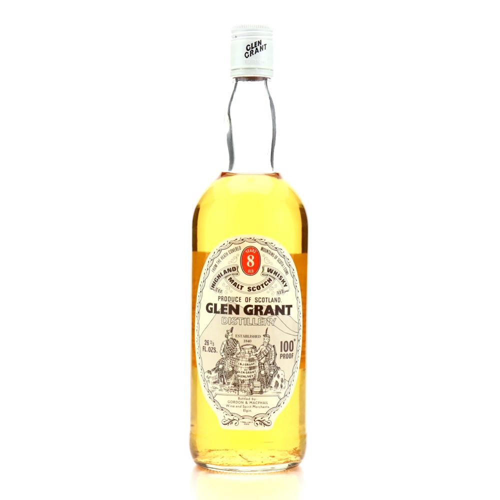 Glen Grant 8 Year Old Gordon and MacPhail 100 Proof 1970s