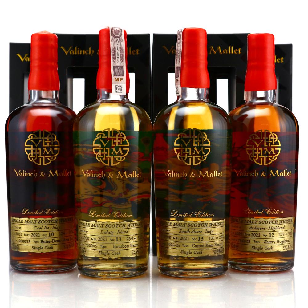 Valinch and Mallet The Peat(y)ful Pack Madness 4 x 70cl