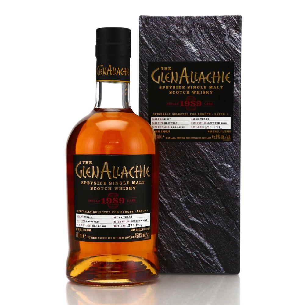 Glenallachie 1989 Single Virgin Cask 28 Year Old #101217 / Europe Batch 1