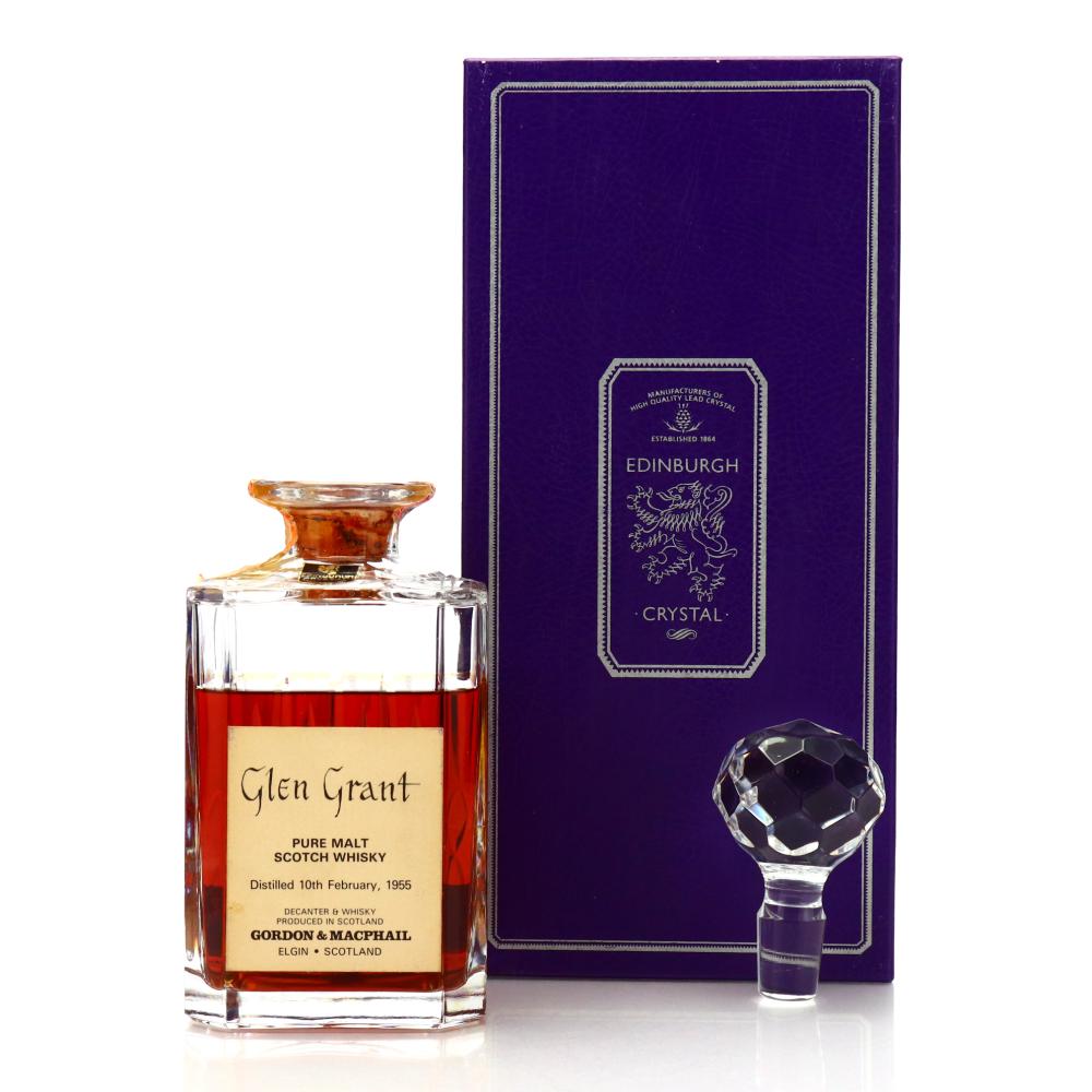 Glen Grant 1955 Gordon and MacPhail Edinburgh Crystal Decanter