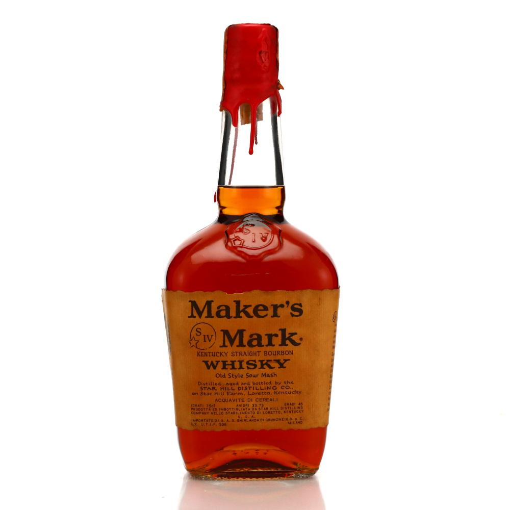 Maker's Mark Kentucky Straight Bourbon 1968