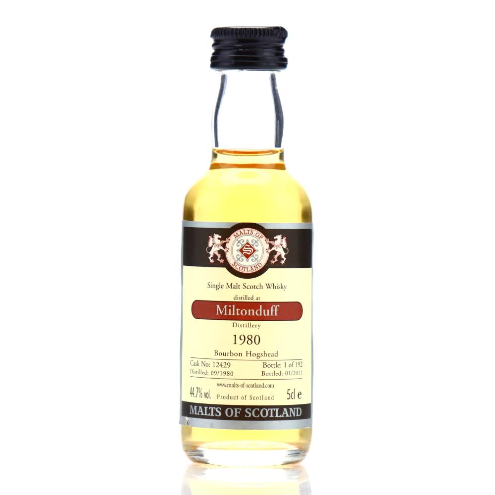 Miltonduff 1980 Malts of Scotland Miniature