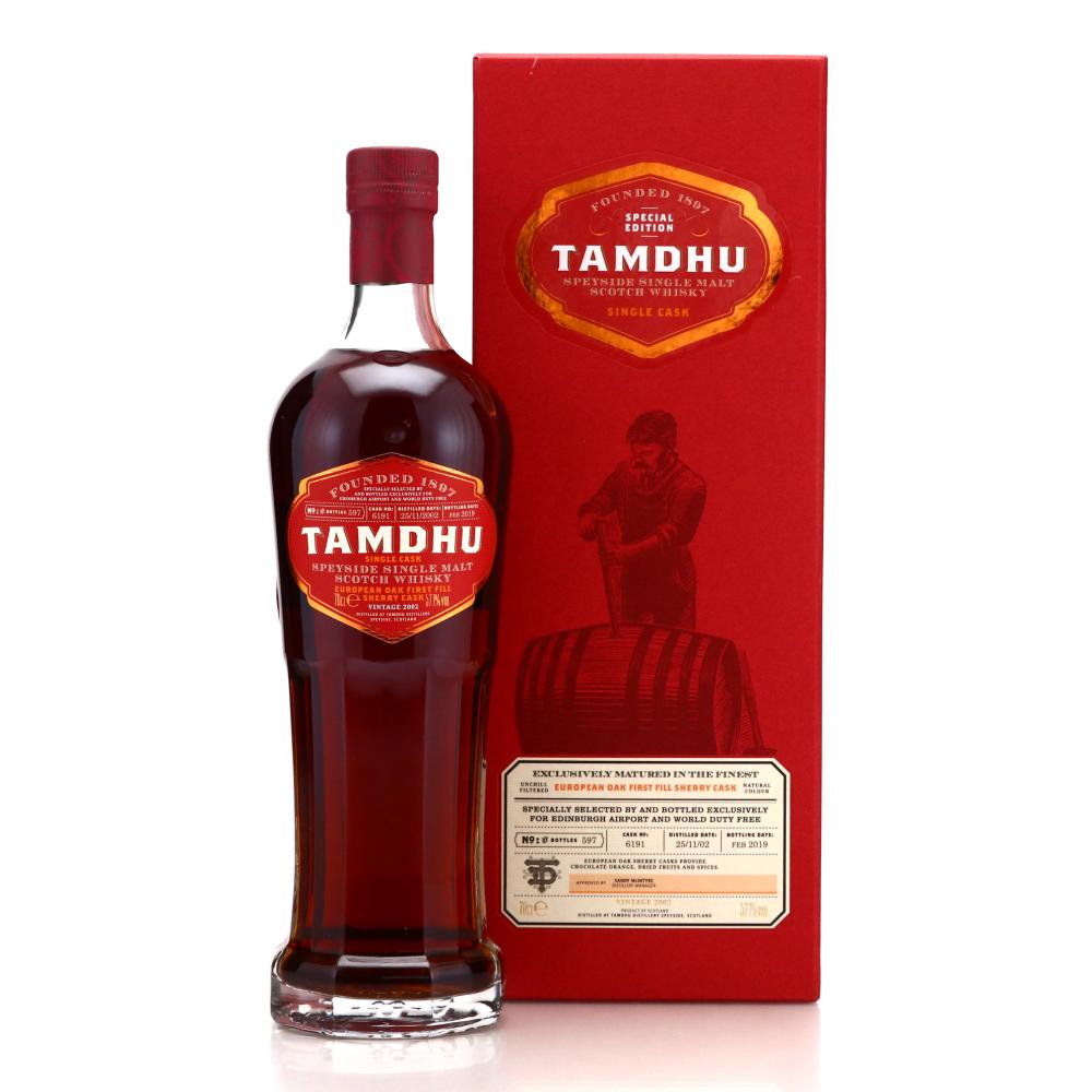 Tamdhu 2002 Single Cask #6191 / Edinburgh Airport