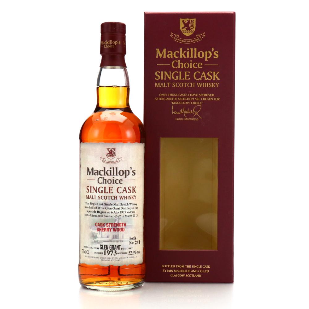 Glen Grant 1973 Mackillop's Choice Sherry Wood