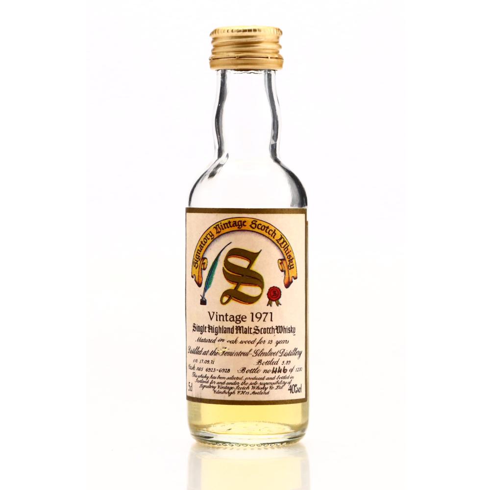 Tomintoul 1971 Signatory Vintage 18 Year Old Miniature 5cl