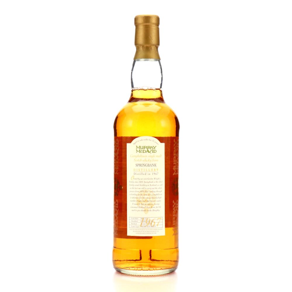 Springbank 1967 Murray McDavid 31 Year Old 75cl / US Import