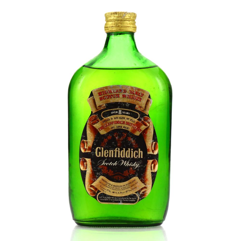 Glenfiddich 8 Year Old Pure Malt Half Bottle 1970s