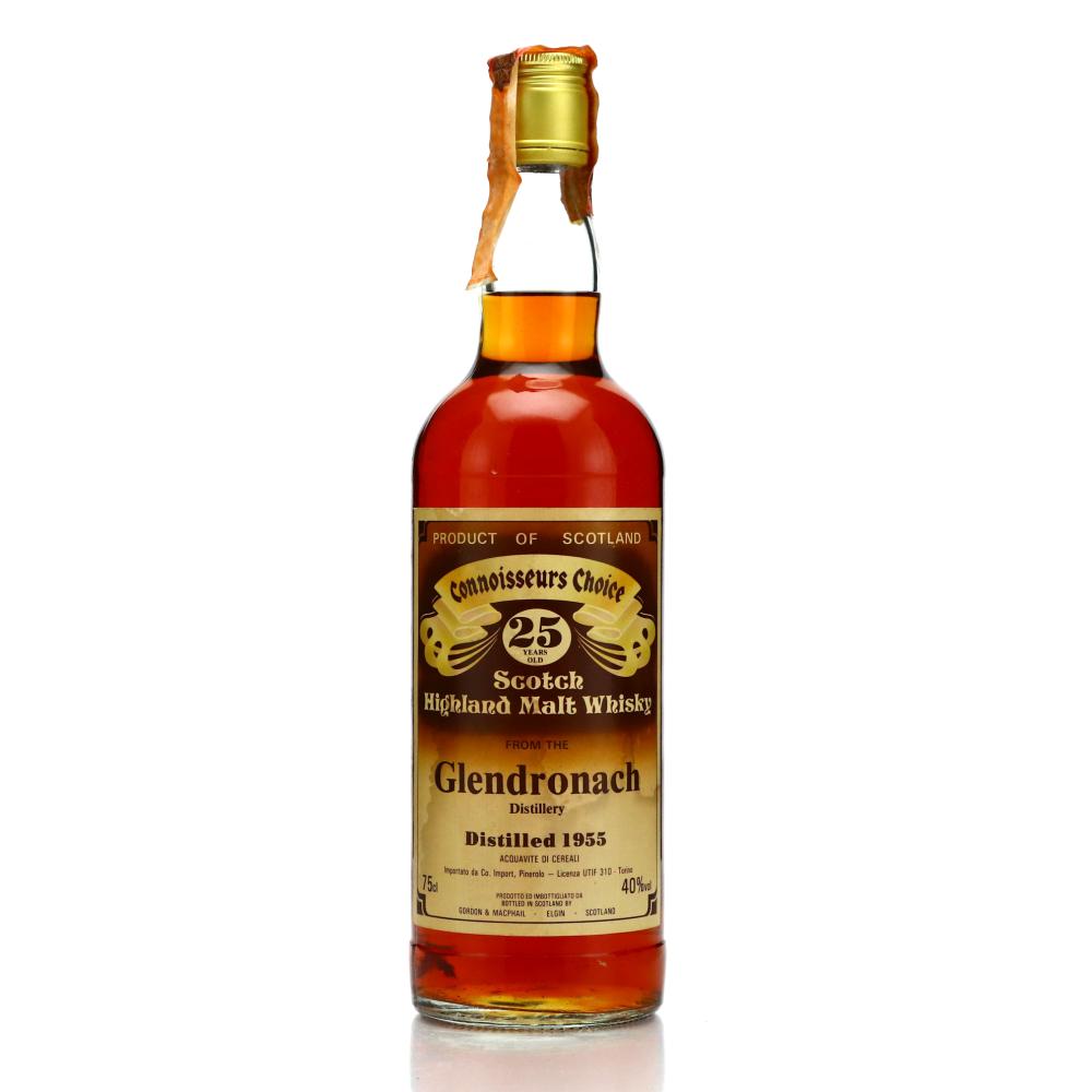 Glendronach 1955 Gordon and MacPhail 25 Year Old / Co. Pinerolo Import