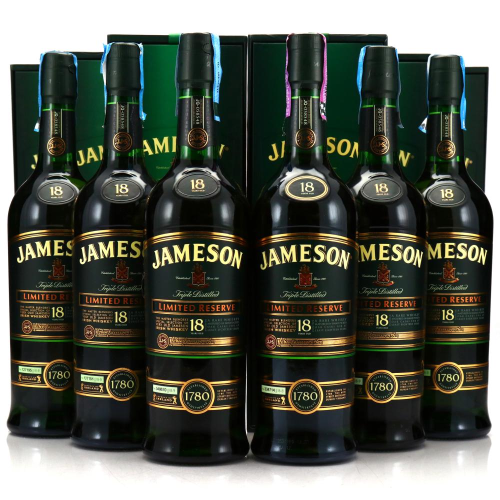 Jameson 18 Year Old Limited Reserve​ 6 x 70cl