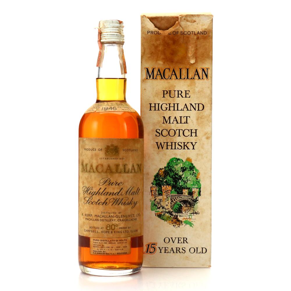 Macallan 1946 Campbell, Hope and King 80 Proof / Rinaldi Import