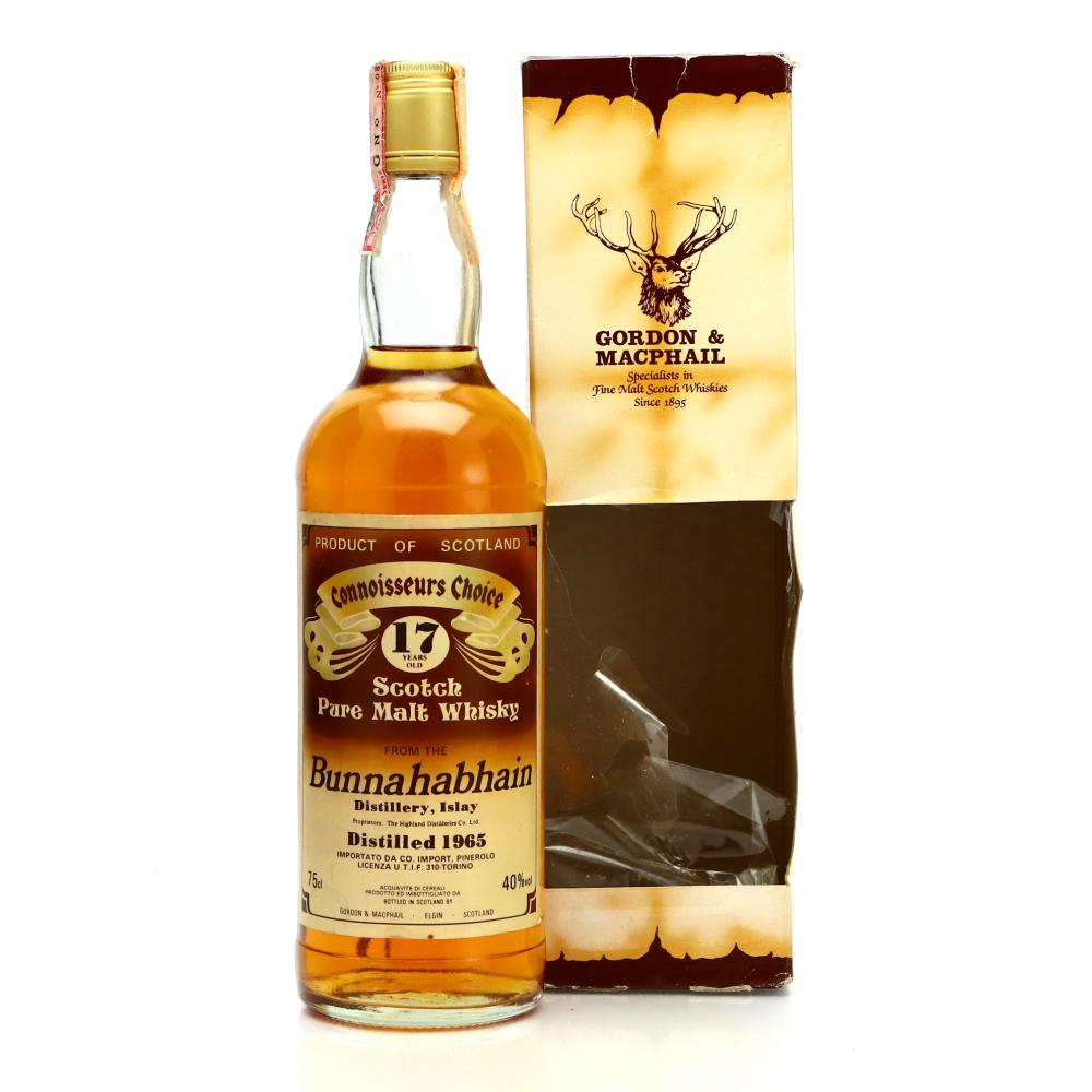 Bunnahabhain 1965 Gordon and MacPhail 17 Year Old / Co. Import