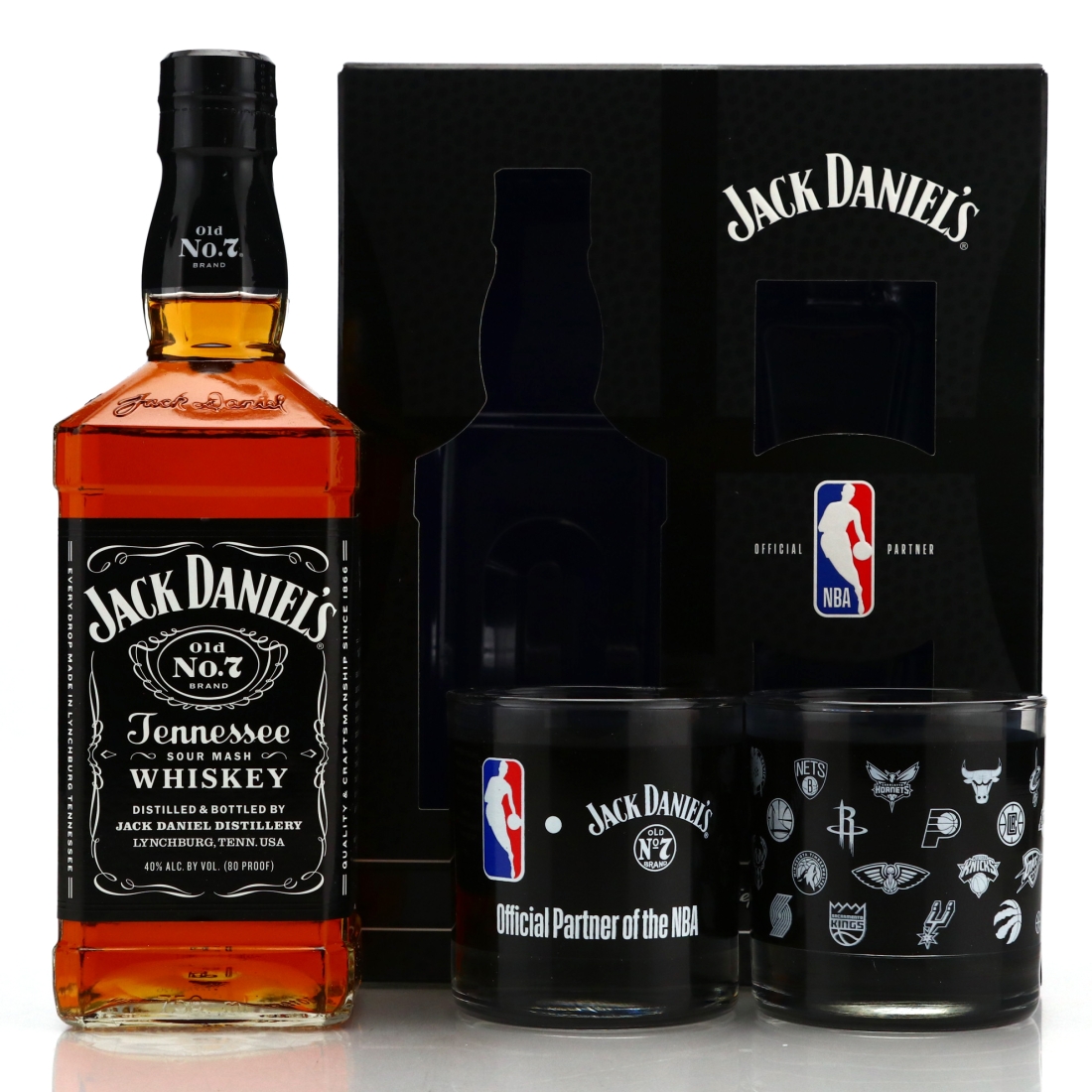 Jack Daniel's Old No.7 Brand 80 Proof Gift Pack / NBA