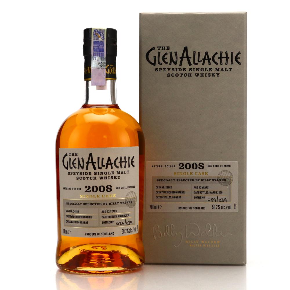 Glenallachie 2008 Single Bourbon Cask 12 Year Old #24882