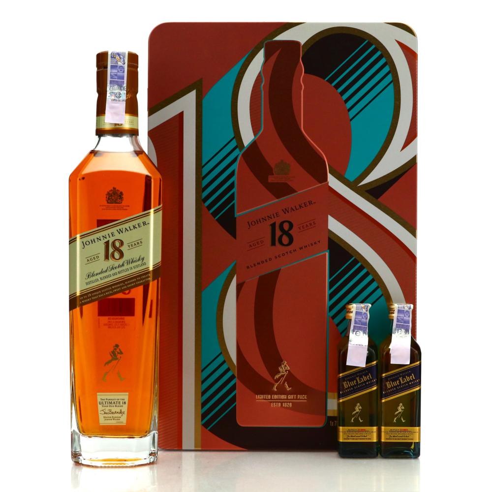 Johnnie Walker Ultimate 18 Year Old Gift Pack with Miniatures