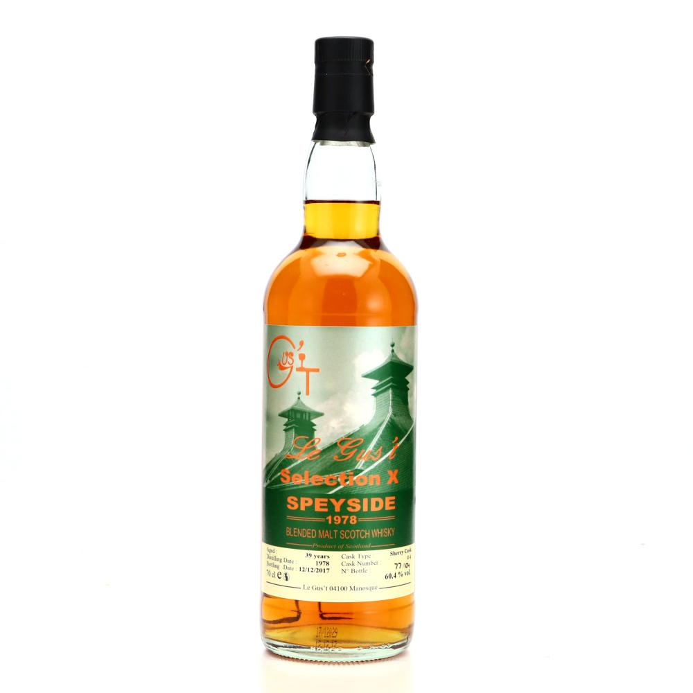 Speyside Blended Malt 1978 Le Gus't 39 Year Old