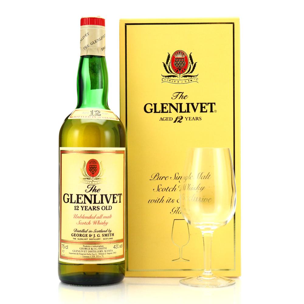Glenlivet 12 Year Old Gift Pack 1980s